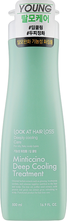 Кондиціонер охолоджувальний для волосся                         - Doori Cosmetics Look At Hair Loss Minticcino Deep Cooling Treatment
