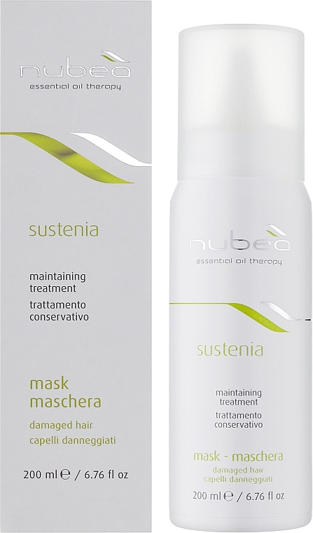 Маска для пошкодженого волосся - Nubea Sustenia Damaged Hair Mask — фото N2