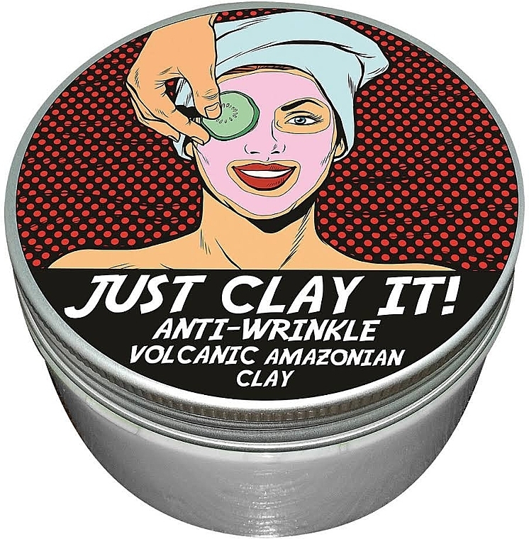 Вулканічна чорна глина для обличчя проти зморщок - New Anna Cosmetics Just Clay It! — фото N1