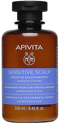 Шампунь для шкіри голови з пребіотиками й медом - Apivita Sensitive Scalp Sensitive Scalp Shampoo Prebiotics & Honey — фото N1