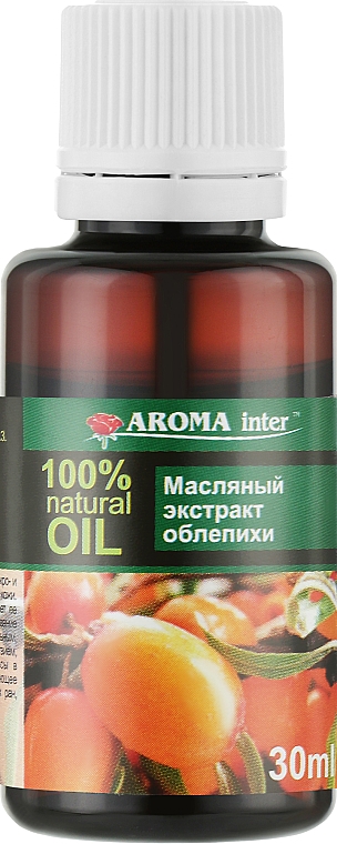 Масляный экстракт облепихи - Aroma Inter