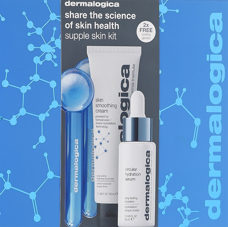 Набір - Dermalogica Supple Skin Kit (f/ser/30ml + f/cr/50ml + massager) — фото N1