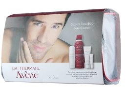 Духи, Парфюмерия, косметика Набор для мужчин - Avene (gel/150ml + cr/40ml + water/50ml + cr/2ml + bag)