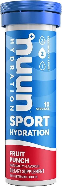 Электролитный напиток, фруктовый пунш - Nuun Sport Hydration Fruit Punch — фото N1