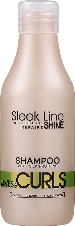 Шампунь для хвилястого волосся - Stapiz Sleek Line Waves & Curles Shampoo — фото N1