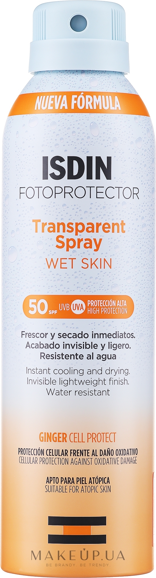 Спрей сонцезахисний SPF 50+  - Isdin Fotoprotector Transparent Spray SPF 50+ — фото 250ml