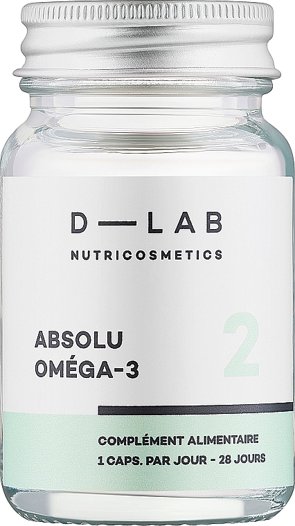 Пищевая добавка "Омега 3" - D-Lab Nutricosmetics Pure Omega-3 — фото N1