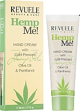 Крем для рук с маслом семян конопли - Revuele Hemp Me! Hand Cream With Cold Pressed Hemp Oil — фото N2