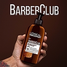 Очищающий шампунь 3 в 1 для бороды, лица и волос - L'Oreal Paris Men Expert Barber Club — фото N3