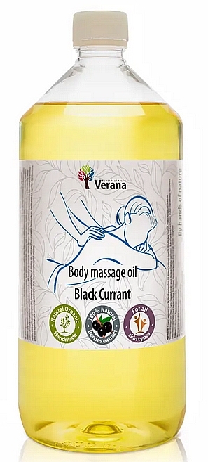 Массажное масло для тела «Black currant» - Verana Body Massage Oil  — фото N1