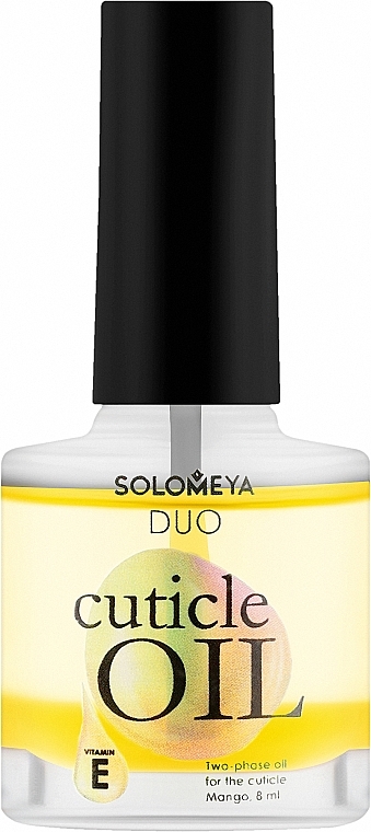 Двофазна олія для кутикули "Манго" - Solomeya Cuticle Oil — фото N1
