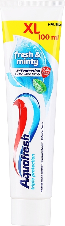 Зубна паста "Солодка м'ята" - Aquafresh Triple Protection Sweet Mint — фото N1