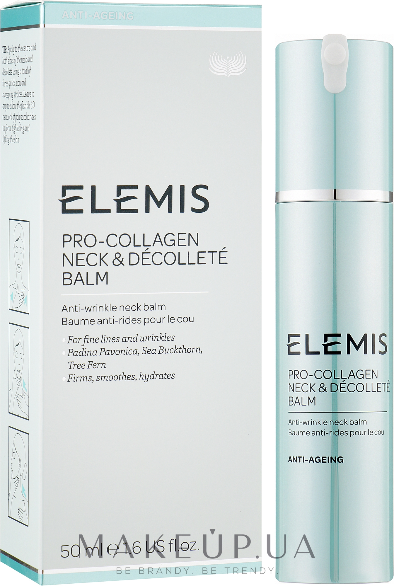 Бальзам для шиї та декольте - Elemis Pro-Collagen Neck & Decollete Balm — фото 50ml