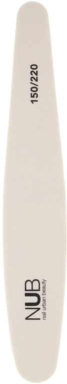 Пилка-шлифовщик для натуральных ногтей, 150/220 - NUB — фото N1