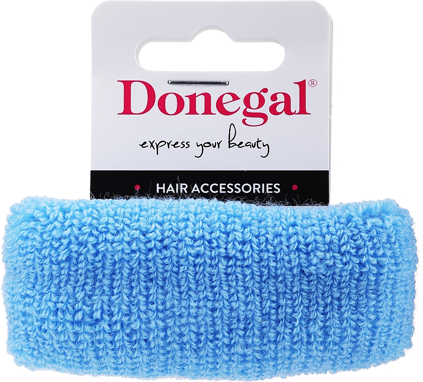 Резинка для волос, FA-5637, голубая - Donegal — фото N1