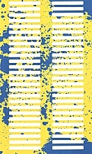 Парфумерія, косметика Наклейки на тіпси, жовто-блакитні - Sticker Tips