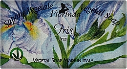 Мило натуральне "Ірис" - Florinda Sapone Vegetale Vegetal Soap Iris — фото N1
