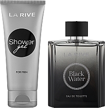 La Rive Black Water - Набор (edt/100ml+sh/gel/100ml) — фото N2