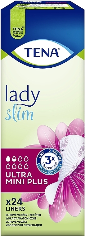 Урологічні прокладки TENA Lady Slim Ultra Mini Plus, 24 шт. - TENA — фото N2