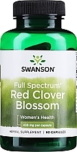 Харчова добавка "Червона конюшина" 430 мг, 90 шт. - Swanson Red Clover Blossom — фото N1