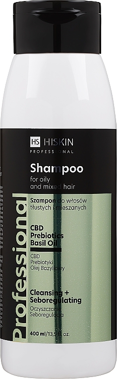 Шампунь для жирного волосся - HiSkin CBD Shampoo For Oily Hair — фото N2