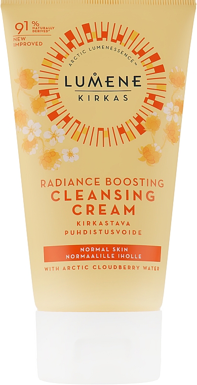 Очищувальний крем для обличчя - Lumene Radiance Boosting Cleansing Cream — фото N1