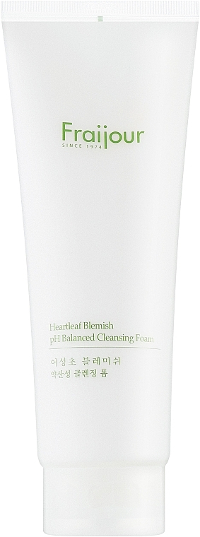 Пінка для вмивання для чутливої, проблемної шкіри - Fraijour Heartleaf Blemish pH Balanced Cleansing Foam — фото N1