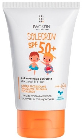 Солнцезащитная эмульсия для детей - Iwostin Solecrin Emulsion For Children SPF50 — фото N1