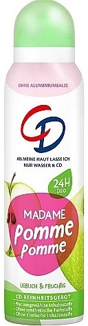 Дезодорант-антиперспірант "Яблуко" - CD Deo Madame Pomme Deo Spray — фото N1