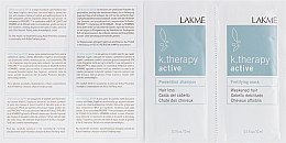 Набір пробників для ослабленого волосся - Lakme K.Therapy Active — фото N2