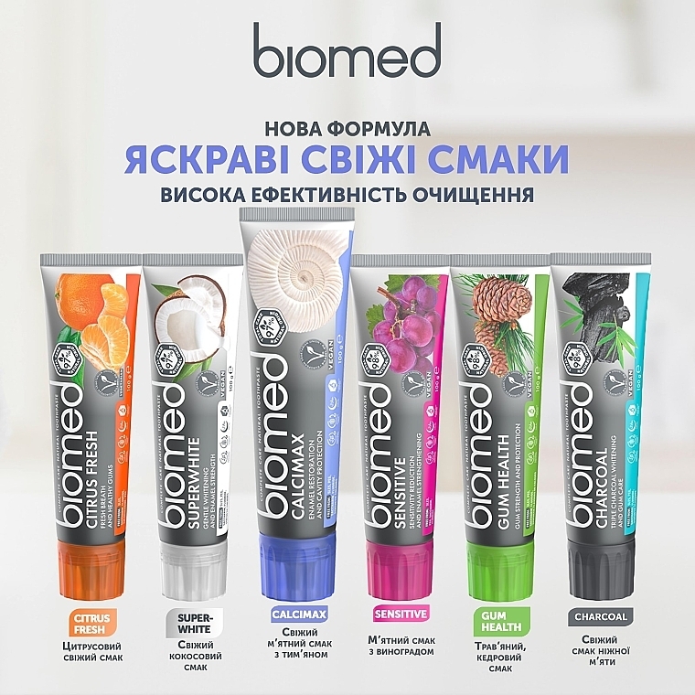 Укрепляющая зубная паста "Кальцимакс" - Biomed Calcimax — фото N12