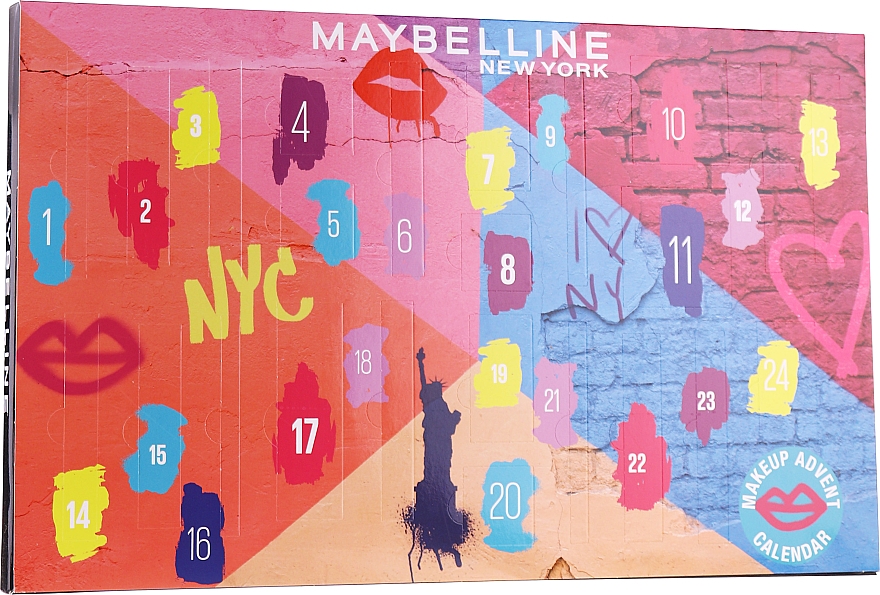 Набор "Адвент-календарь 2020" - Maybelline Advent Calendar 2020
