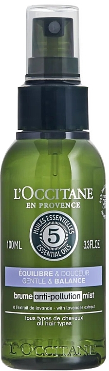 Захисний спрей для волосся - L'Occitane En Provence Gentle & Balance Brume Anti-Pollution Mist — фото N1