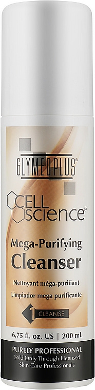 Очищувальні вершки для обличчя з лавандовим ароматом - GlyMed Plus Cell Science Mega-Purifying Cleanser — фото N1