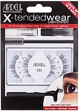 Набір - Ardell X-Tended Wear Lash System 135 (lashes/4pcs + clay/1ml + rem/1ml + appl/1pcs + brush/1pcs) — фото N1