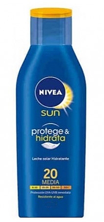 Солнцезащитный лосьон для тела - NIVEA Sun Protect And Moisture Lotion SPF 20 — фото N1
