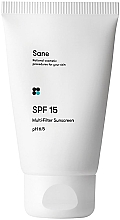 Духи, Парфюмерия, косметика Дневной крем с SPF 15 - Sane SPF 15 Multi-Filter Sunscreen pH 6.5