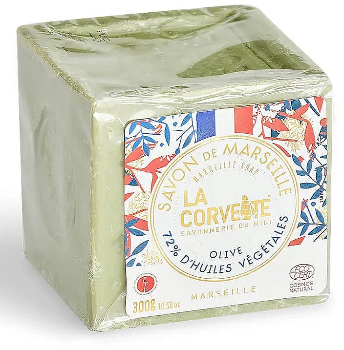 Традиционное Марсельское мыло - La Corvette Cube Olive 72% Soap Limited Edition — фото N2