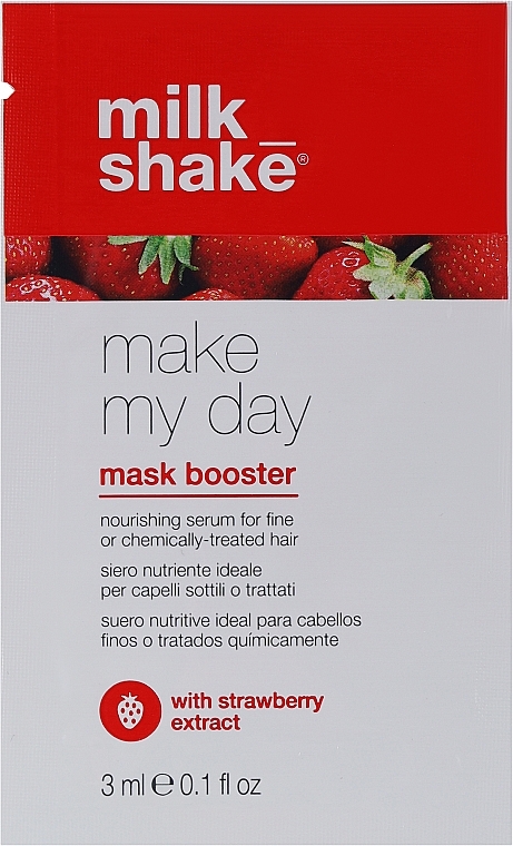 Бустер для маски для волосся "Полуниця" - Milk_Shake Make My Day Mask Booster Strawberry — фото N2