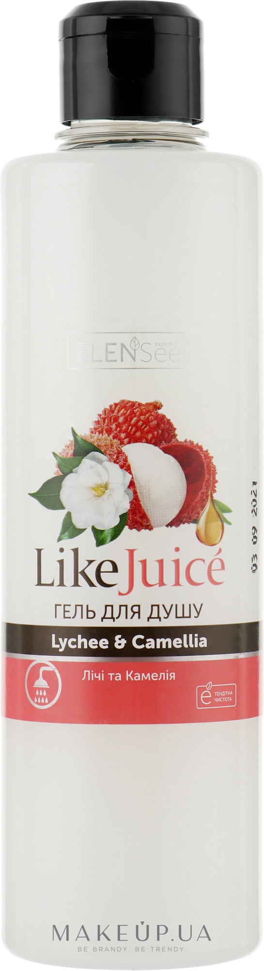 Гель для душа "Личи и камелия " - ElenSee Like Juice Lychee & Camellia — фото 390ml