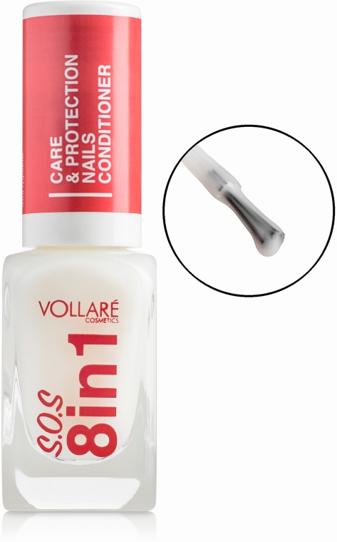 Лечебный препарат для ногтей - Vollare Cosmetics SOS 8in1 — фото N2