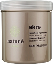 Маска для поврежденных волос с экстрактом хмеля - Ekre Nature Mask  — фото N1