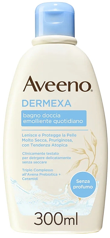 Пом'якшувальний гель для душу для щоденного використання - Aveeno Dermexa Emollient Shower Gel Daily Use — фото N1