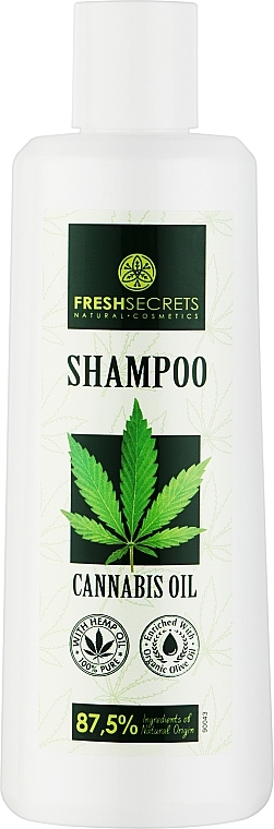 Шампунь для волос с коноплей - Madis Fresh Secrets Shampoo — фото N1