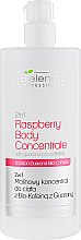 Парфумерія, косметика Малиновий концентрат для тіла - Bielenda Professional 2in1 Raspberry Body Concentrate With Guarana Bio-Caffeine