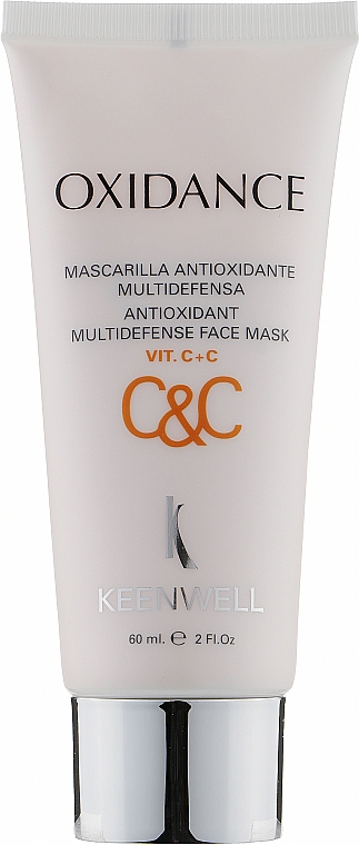 Антиоксидантна мультизахисна маска з вітаміном С - Keenwell Oxidance Multi Defense Face Mask Vit. C+C — фото N1