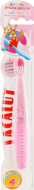 Зубна щітка "Baby", рожева - Lacalut — фото N1