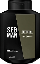 Духи, Парфюмерия, косметика Шампунь для волос - Sebastian Professional Seb Man The Purist Purifying Shampoo