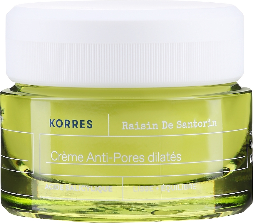 Легкий увлажняющий крем-гель для лица - Korres Santorini Grape Poreless Skin Cream