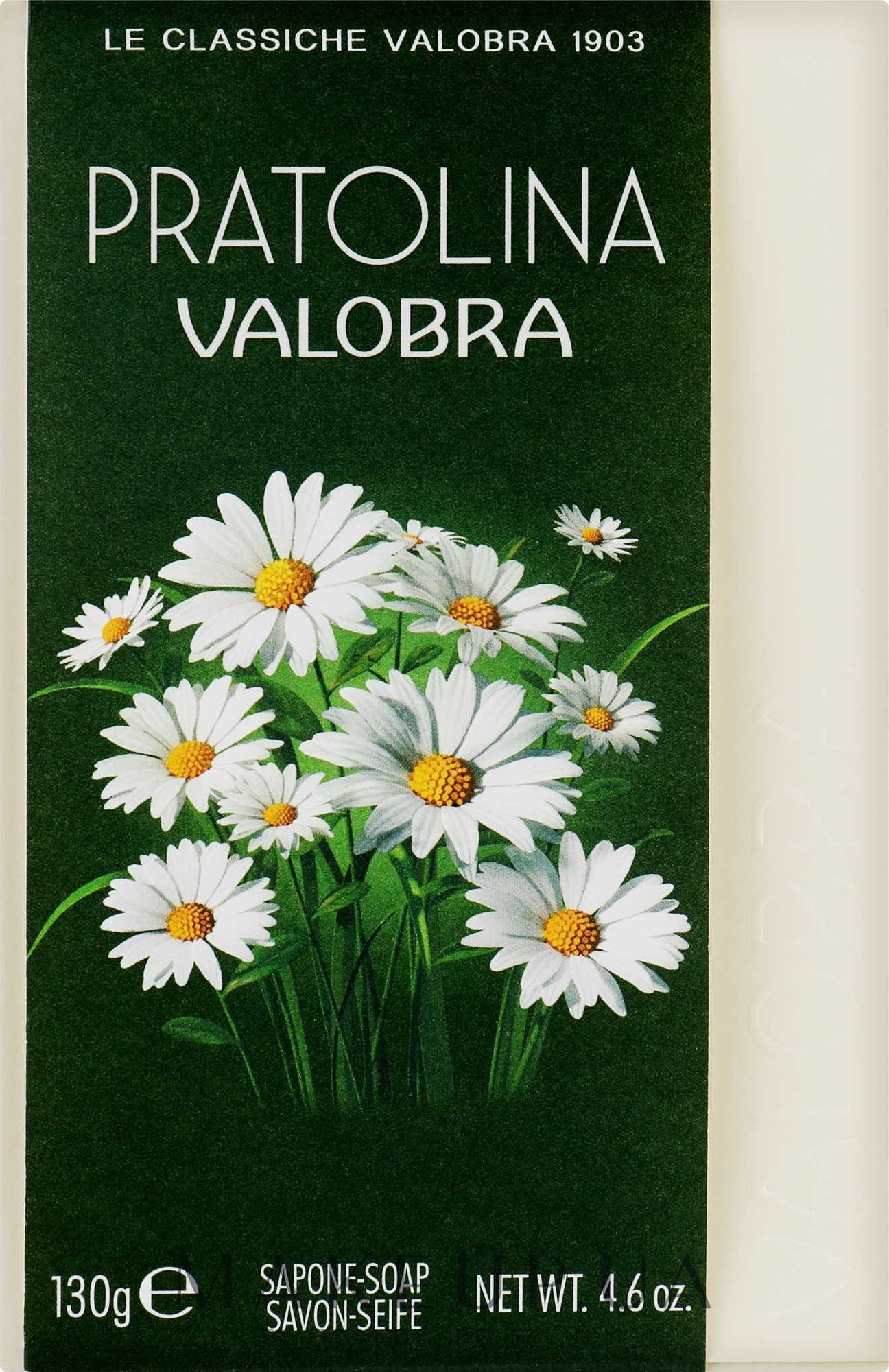 Мыло кремовое с миндальным маслом, лецитином и витаминами - Valobra Pratolina Bar Soap — фото 130g
